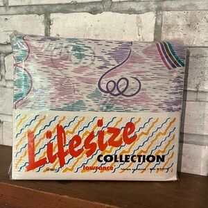 Lifesize Collection Brand 80s 90s Vintage Retro Twin Bed‎ Skirt